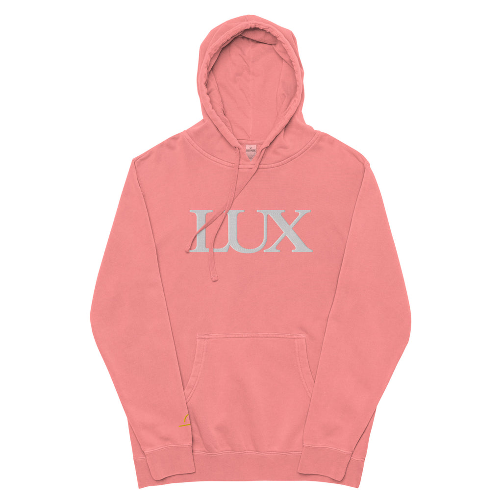 Pigment Sky Blue LUX Hoodie front view