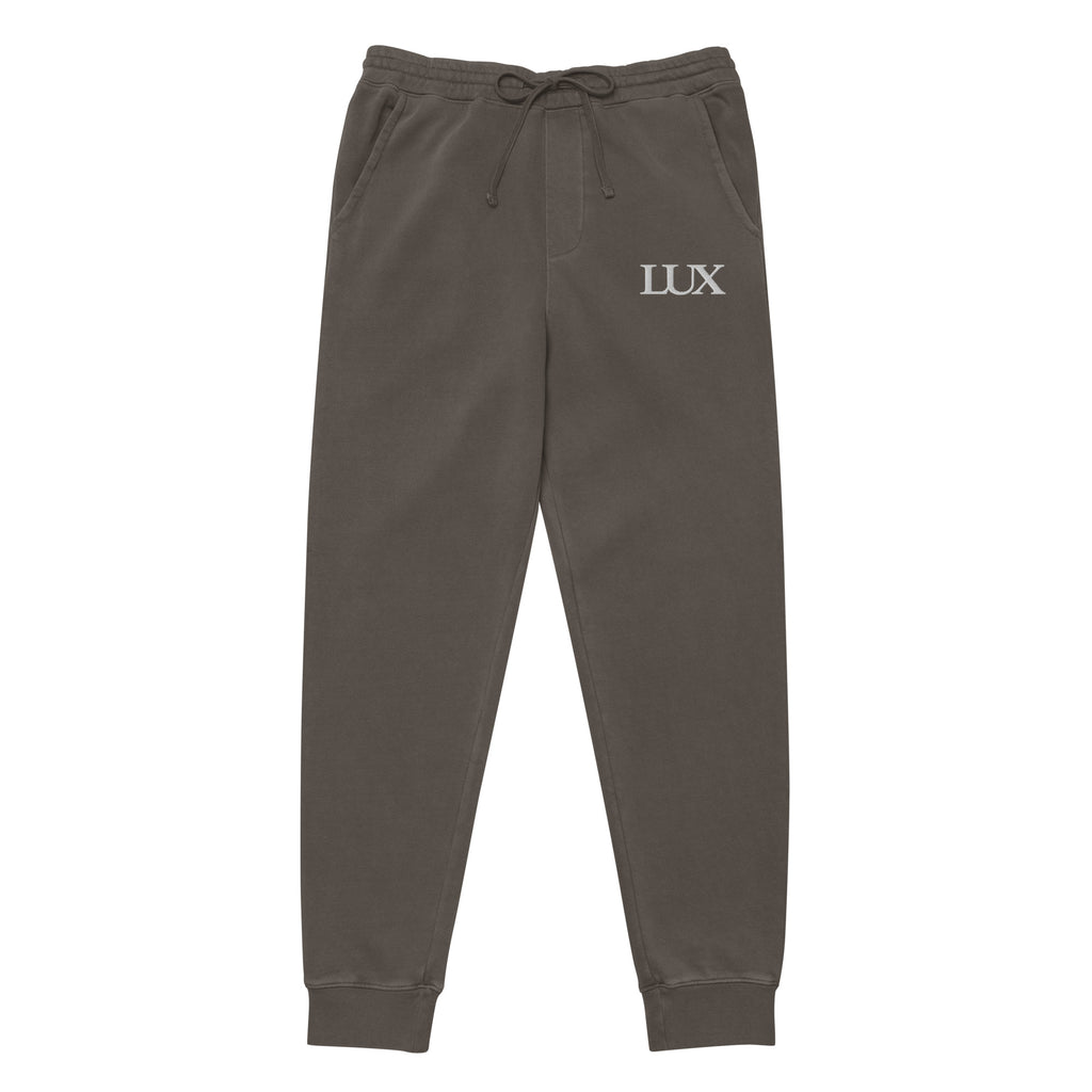 Pigment Black LUX Sweatpants front view
