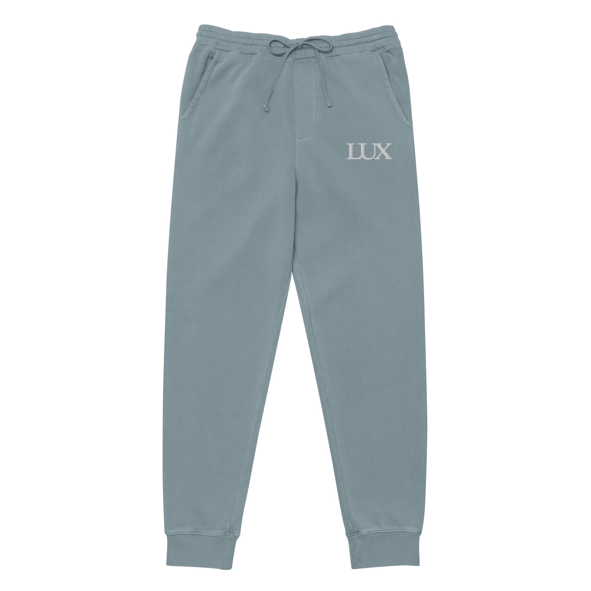 Pigment Blue LUX Sweatpants front view